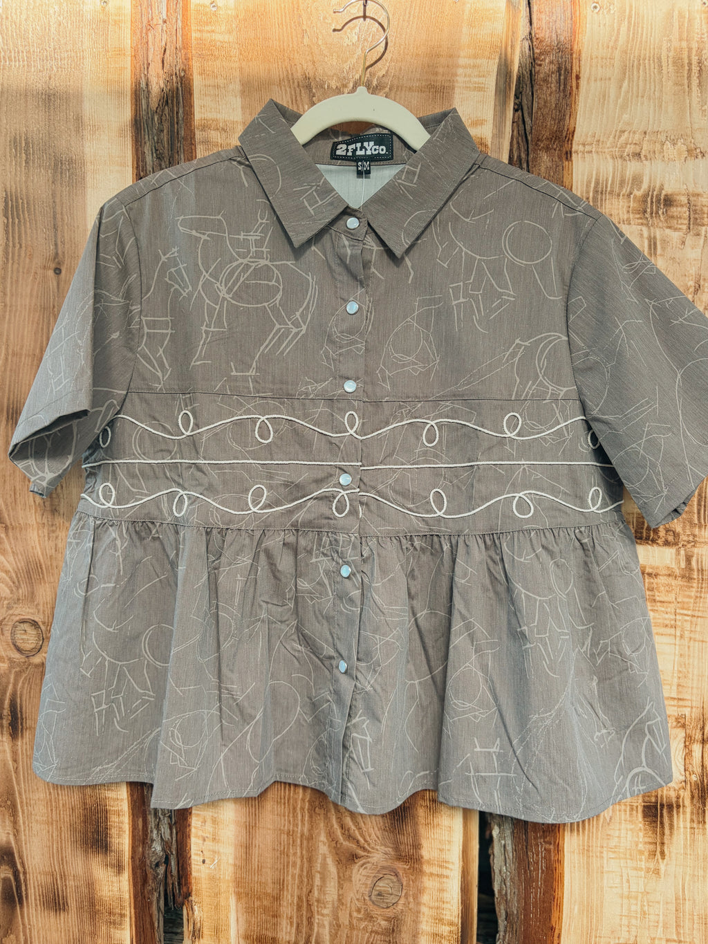The Lariat Blouse