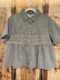 The Lariat Blouse