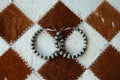 Navajo Pearl Hoops