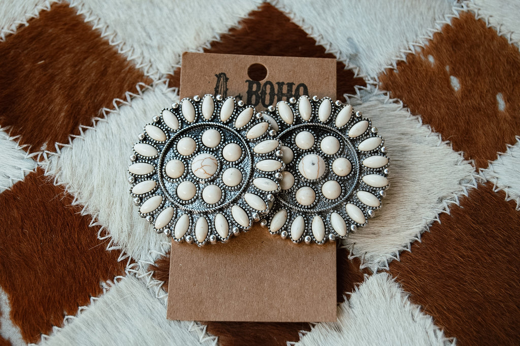 Desert Bloom Concho Earrings