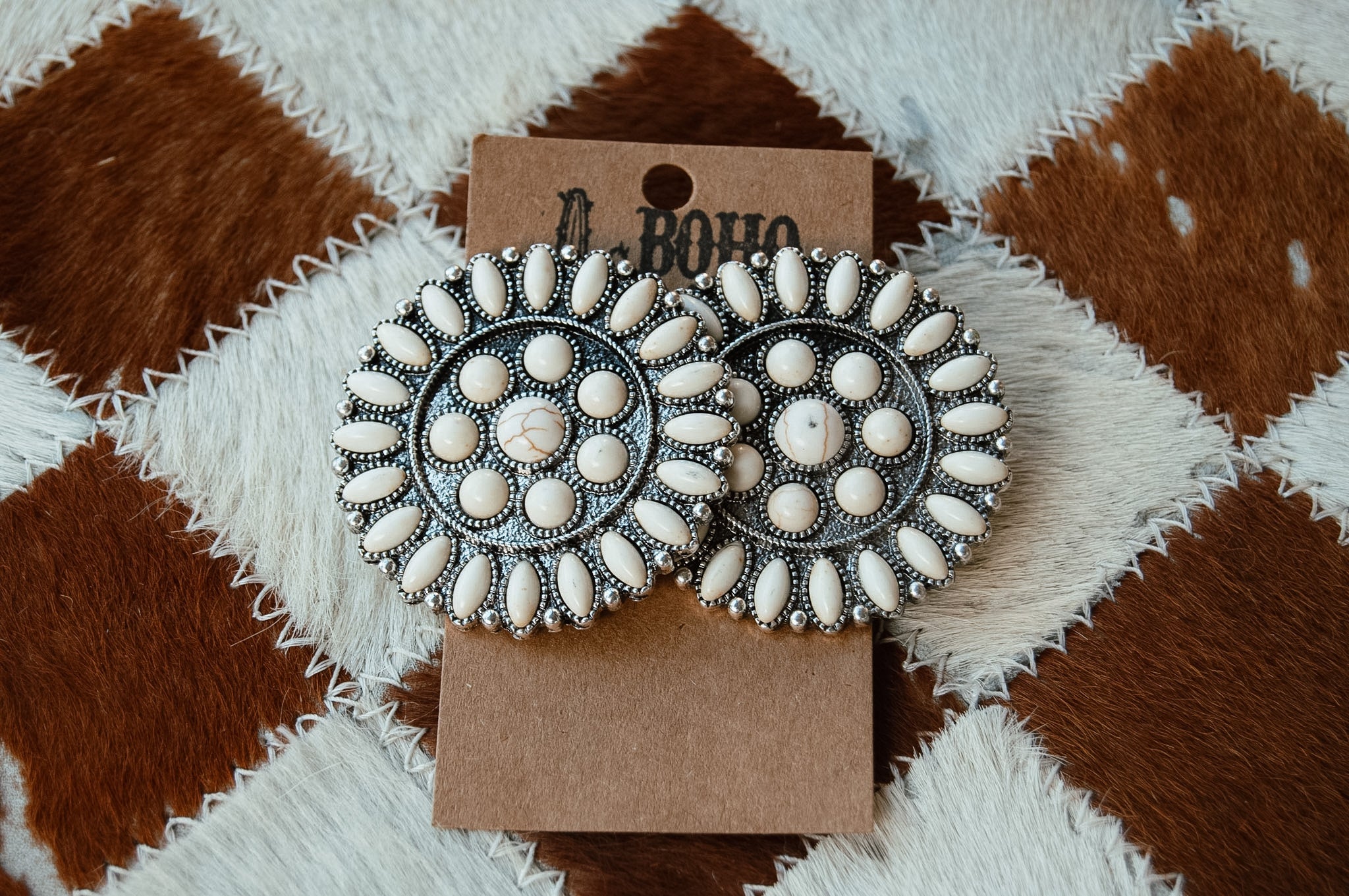 Desert Bloom Concho Earrings