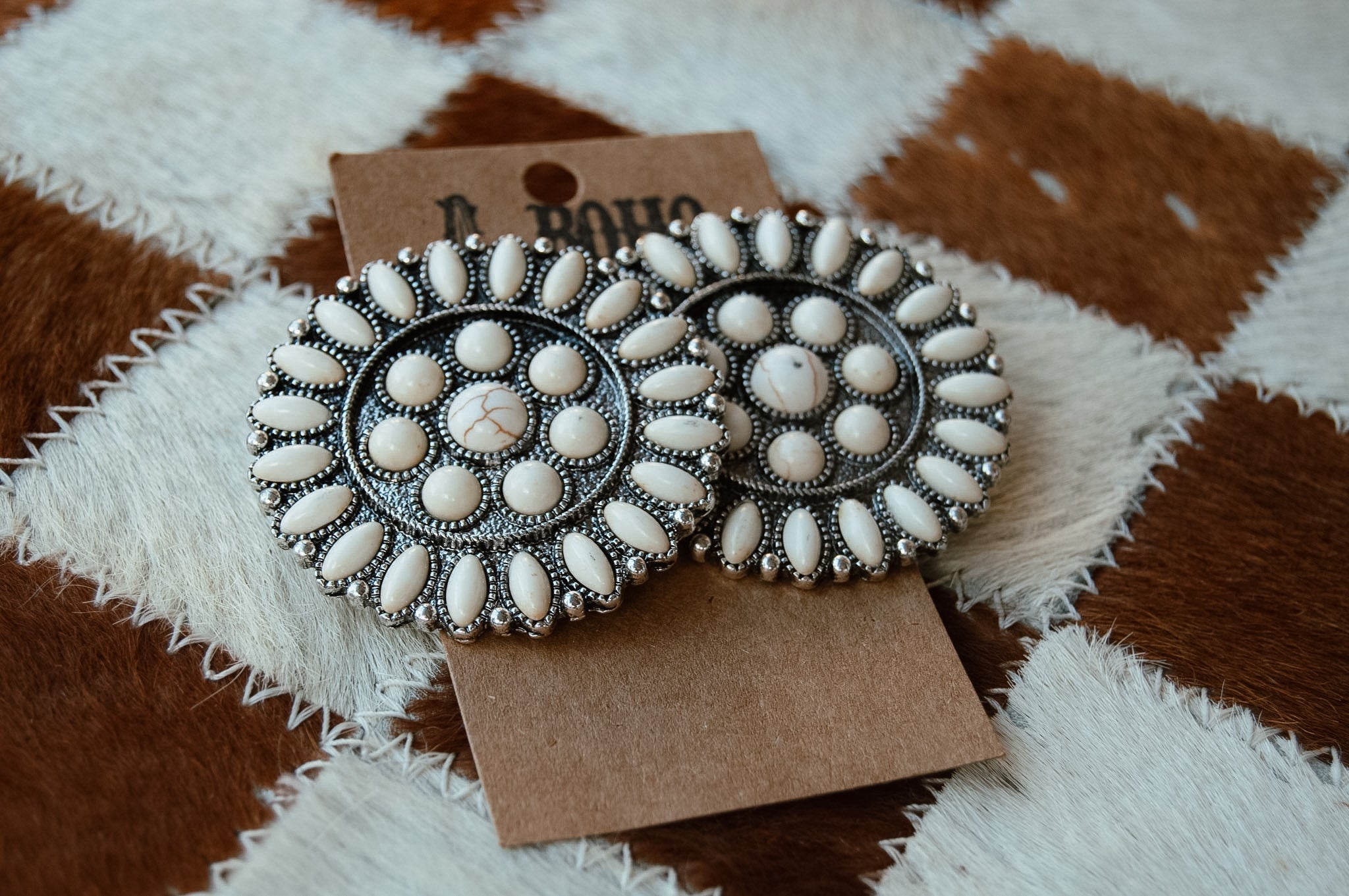 Desert Bloom Concho Earrings