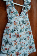 Sage Brush Floral Dress