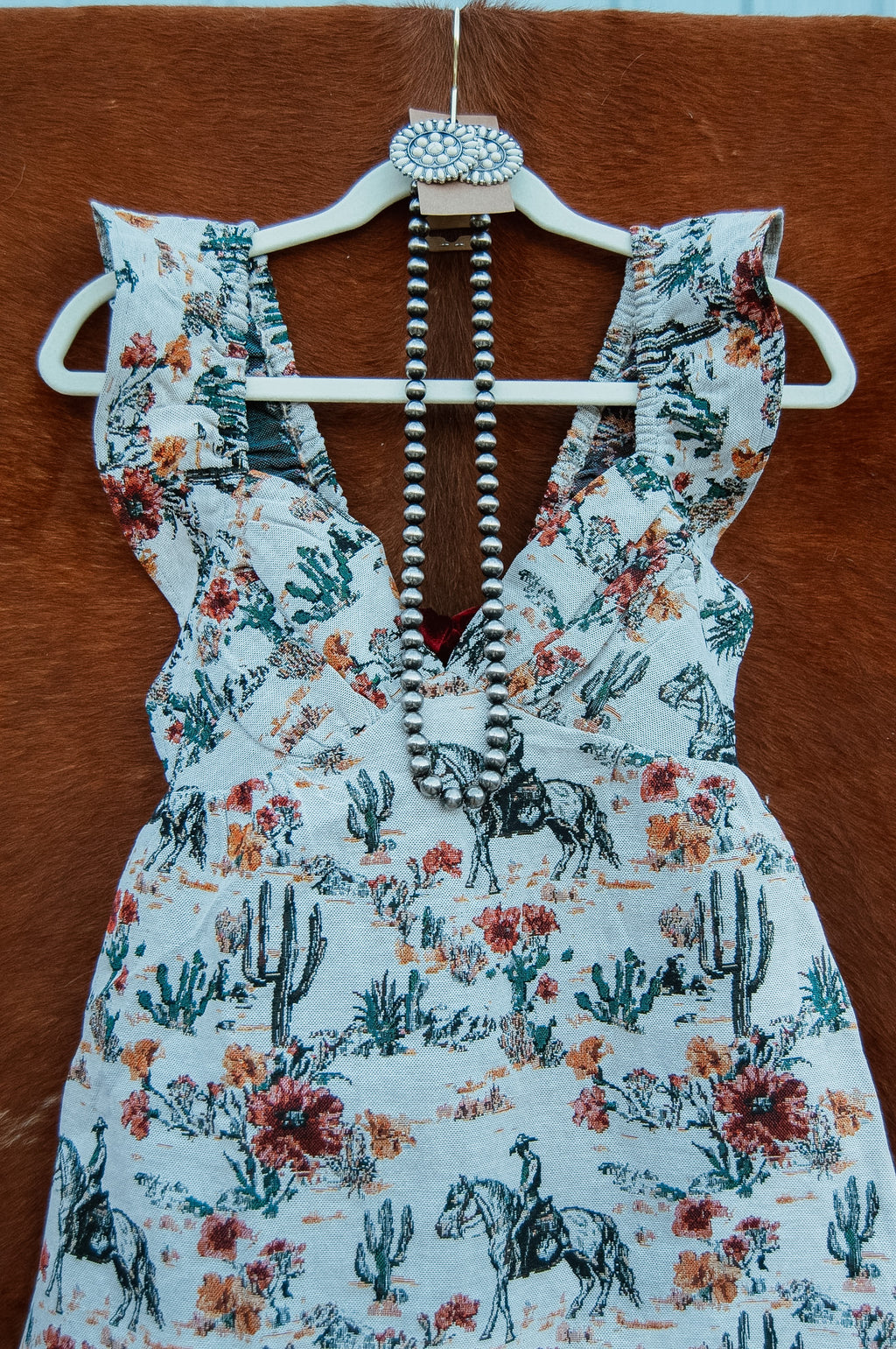 Sage Brush Floral Dress