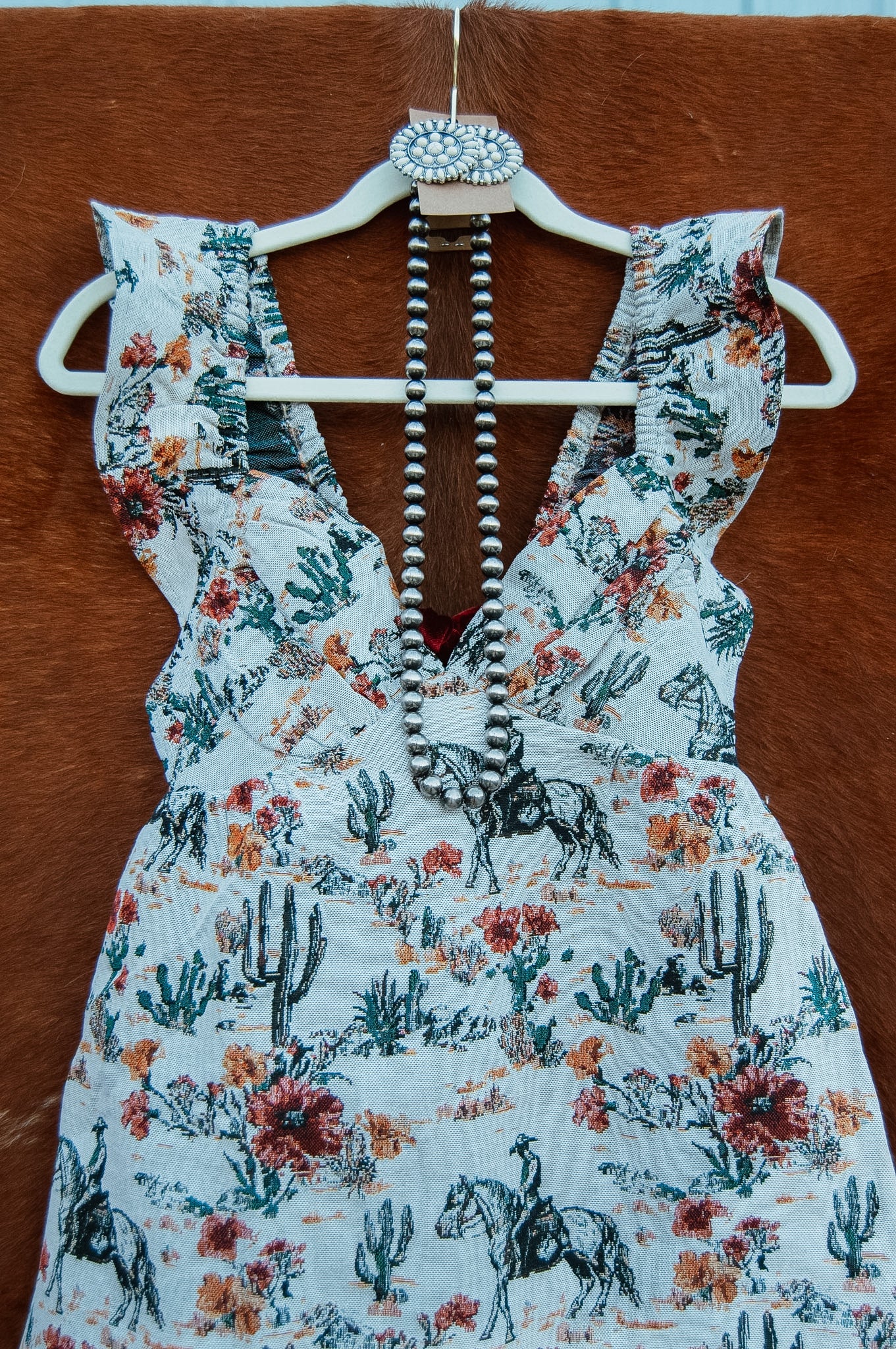 Sage Brush Floral Dress